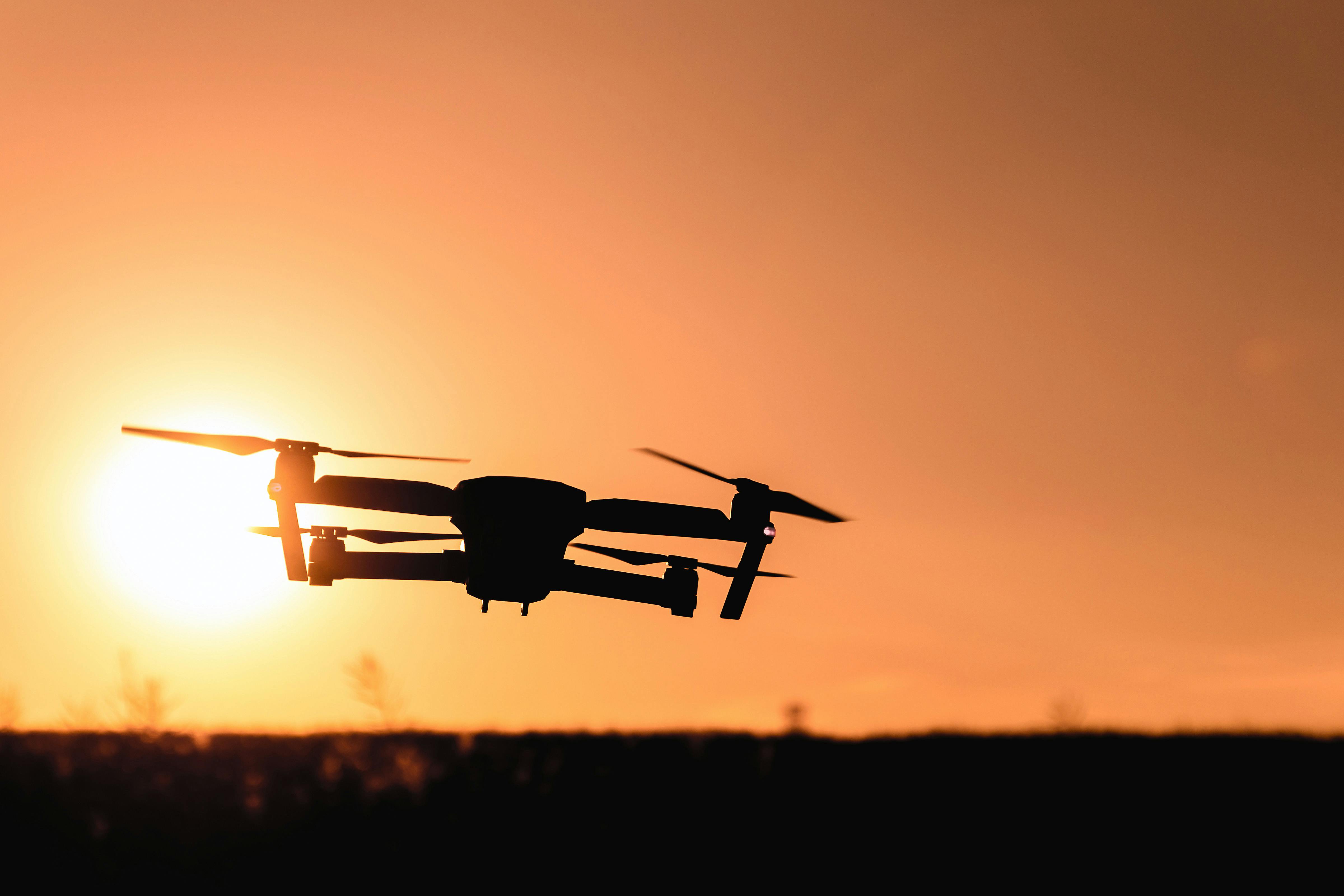 Drone technology close-up